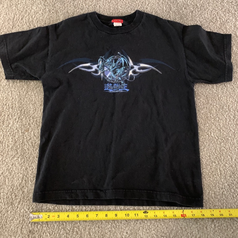 Vintage yugioh yu-gi-oh blue dragon 96 T-shirt t